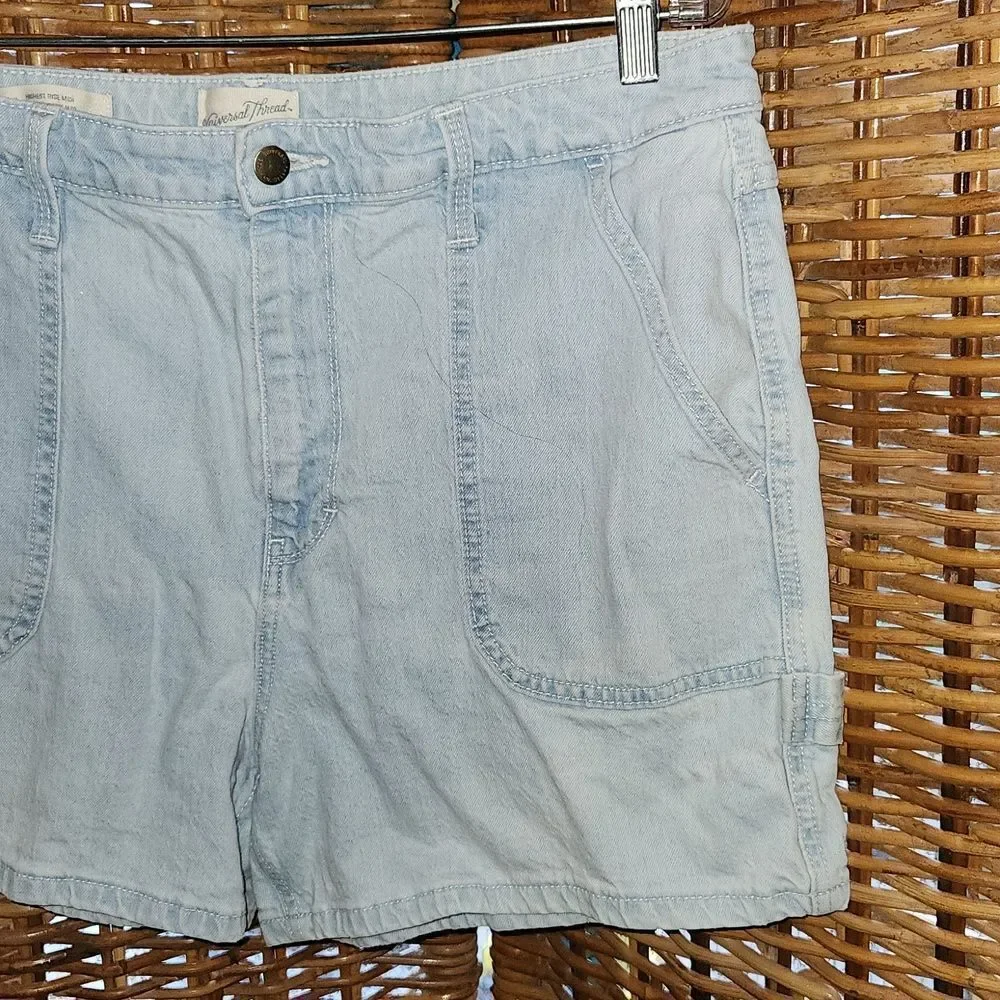 Universal Thread Highest Rise Midi Denim Shorts 14